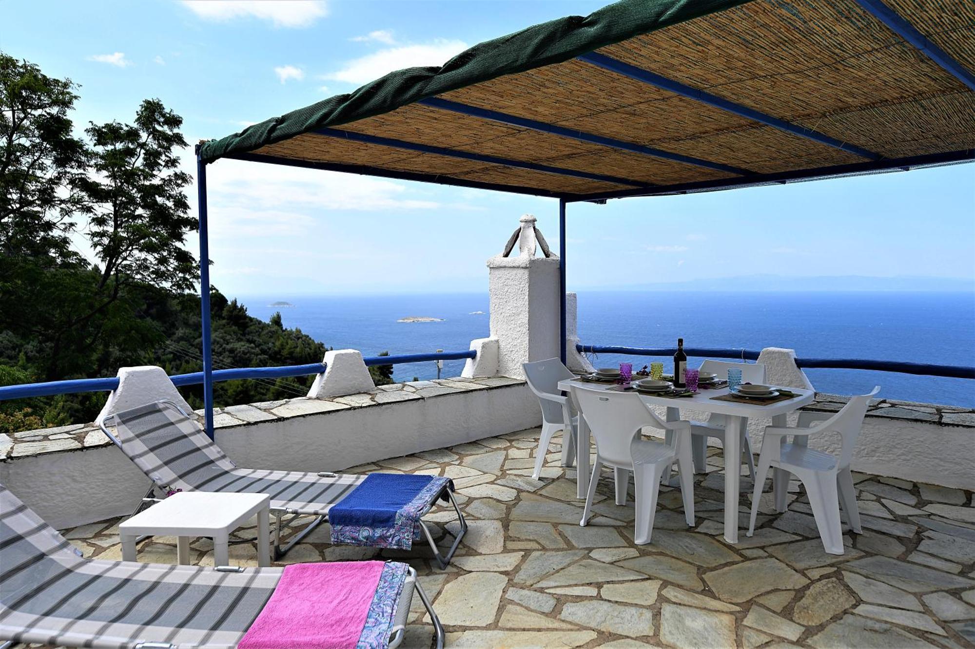 Secret Sporades Panoramic Residence Klíma Exterior foto