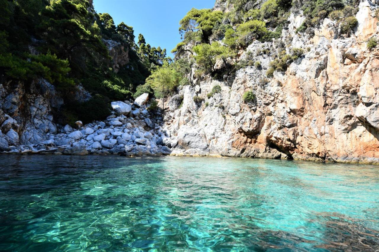 Secret Sporades Panoramic Residence Klíma Exterior foto