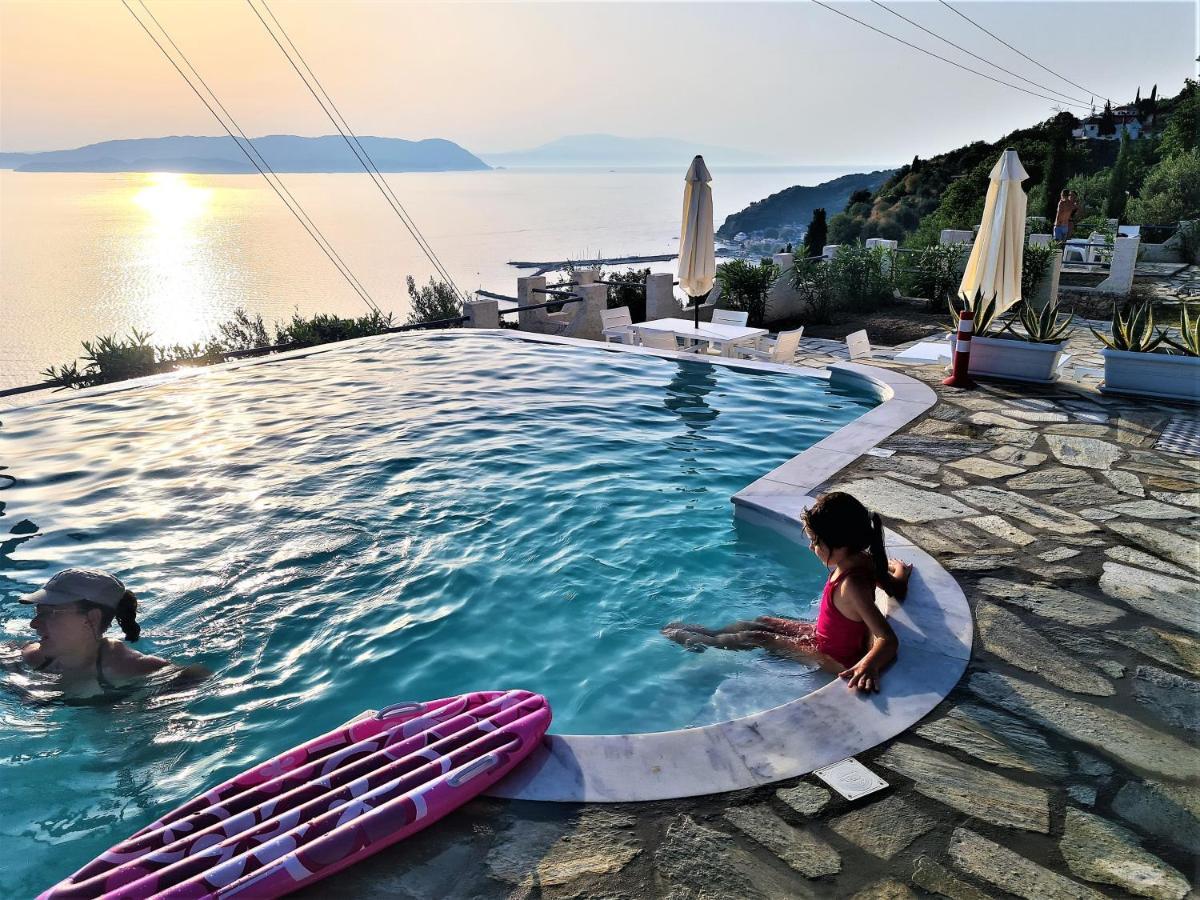 Secret Sporades Panoramic Residence Klíma Exterior foto
